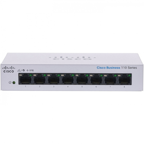 Коммутатор/ CBS110 Unmanaged 8-port GE, Desktop, Ext PS