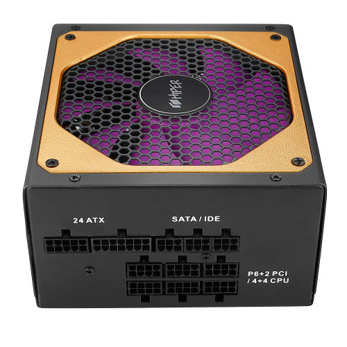 Блок питания модульный для ПК 1000 Ватт/ PSU HIPER HPG-1000FM (1000W 80+Gold, 14cm Fan, 220V input, Efficiency 90%, Modular, Black) BOX фото 10