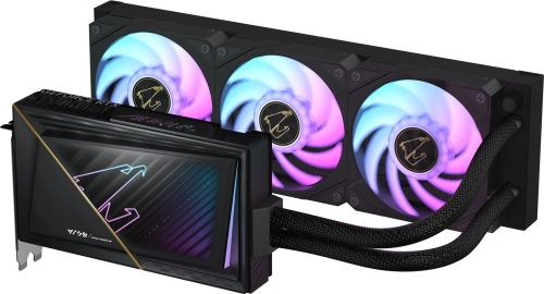 Видеокарта Gigabyte RTX5080 XTREME WATERFORCE 16GB GDDR7 256bit 3xDP HDMI 3FAN RTL (GV-N5080AORUSX W-16GD) фото 2
