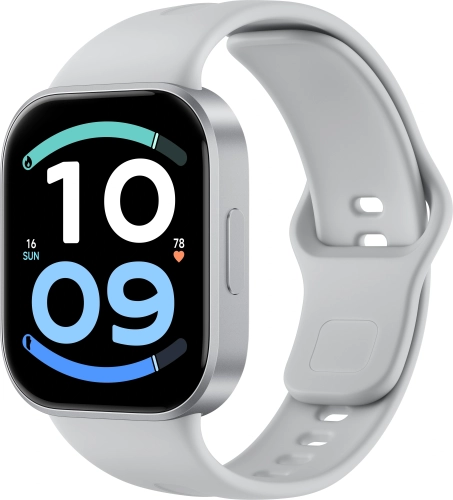Смарт-часы Xiaomi Redmi Watch 6 Active 1.85 AMOLED корп.серебристый рем.серый (BHR09CXGL)