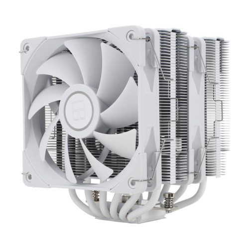 Кулер для процессора/ Thermalright Peerless Assassin 120 White (4-pin PWM, 157mm, Ni/Cu, 6x6mm, 2x120mm, 66.17CFM, 25.6dBA, 1550RPM, S: 2011, -3, 2066, 1200, 1700, 1851, 115x, AM4, AM5, white) (PA120-WH)