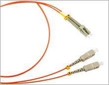 Патч-корд оптический , PVC, дуплексный, LC/ PC-SC/ PC, MM 50/ 125, 2.0 м -2LC-2SC/ OM2-2.0 (TWT-2LC-2SC/OM2-2.0)