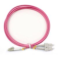 Патч-корд оптический, дуплексный, LC/PC-SC/PC, OM4, LSZH, 2.0 м LAN-2LC-2SC/OM4-2.0