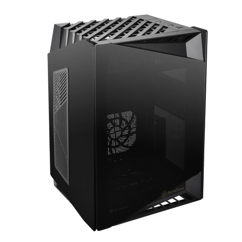 Корпус Silverstone SST-LD03B-AF TO-LD03-BK-GLASS AND AIR FLOW VENT-SST (810256) фото 4