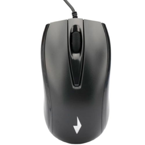 Gembird MOP-110 Black {Мышь, USB, черный, 3 кнопки, 1000 DPI, кабель 1.8м}