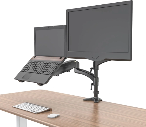 Кронштейн для монитора/ноутбука Cactus CS-VM-LH08-BK черный 13-32 макс.16кг настольный поворот и наклон фото 4