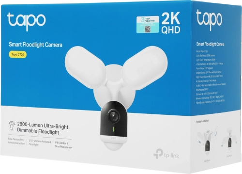 Камера видеонаблюдения IP TP-Link Tapo C720 Wi-Fi 2.1-2.1мм цв. корп.:белый фото 8