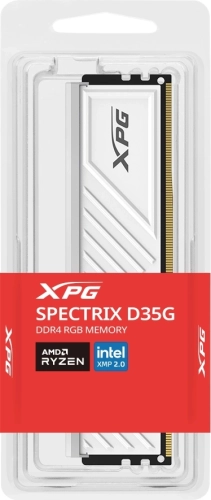 Модуль памяти CL18 8GB PC28800 DDR4,1.35V, XPG SPECTRIX D35G WHITE ADATA (AX4U36008G18I-SWHD35G) фото 4