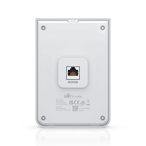 UniFi 6 AP In-Wall Точка доступа 2,4+5 ГГц, Wi-Fi 6, 4х4 MU-MIMO, 5х 1G RJ45 (U6-IW) фото 4