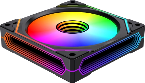 Вентилятор для корпуса Bloody BD-CF120ARGB5 LCD ARGB 120х120x25 черный 4-pin 26дБ (BD-CF120ARGB5-BK) Ret фото 11