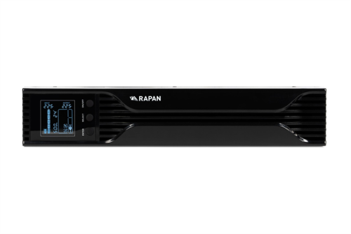 8958 RAPAN-UPS 1000 RACK+2x9Ah ИБП 700 Вт, Line-interactive, синус, встроенные АКБ 2 шт.x 9Ah