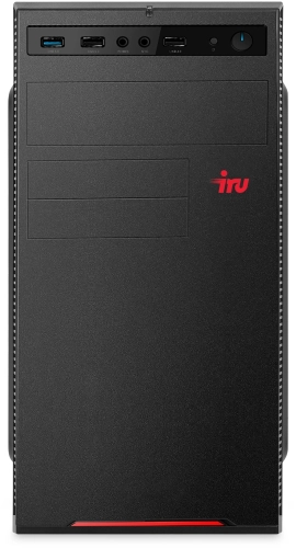 Компьютер IRU Home 310H6SE MT i5 12400 (2.5) 8Gb SSD256Gb UHDG 730 FreeDOS GbitEth 400W черный (2084550)
