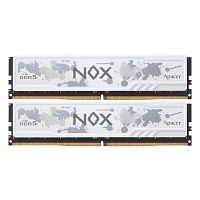 Модуль памяти Apacer 32GB DDR5 6400 DIMM OC NOX White w/ HS, kit 2x16GB CL32, 1.4V (AH5U32G64C552MWAA-2)