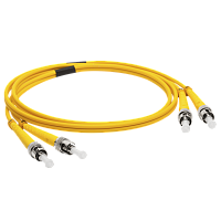 Патч-корд оптический TWT, PVC, дуплексный, ST/ UPC-ST/ UPC, SM OS2, 3.0 м (TWT-2ST-2ST/SU-3.0)