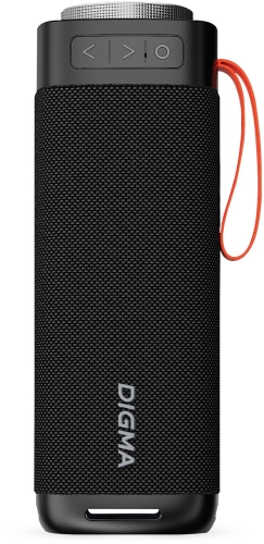 Колонка порт. Digma D-PS1522 черный 60W 2.0 BT 10м 3000mAh (PS1522B)