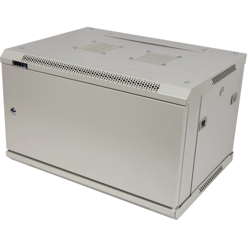 Шкаф настенный Pro 4U 600x450, металлическая дверь (TWT-CBWPM-4U-6X4-GY)
