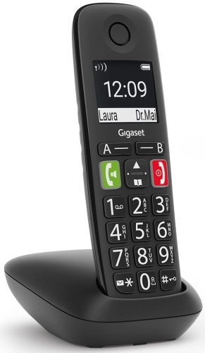 Р/ Телефон Dect Gigaset E290 SYS черный АОН (S30852-H2901-M201) фото 2
