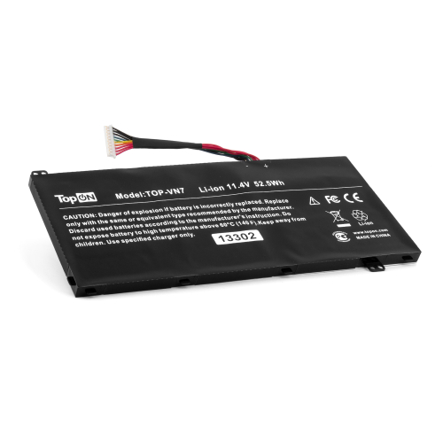 Аккумулятор для ноутбука Acer Aspire VN7 11.4V 4605mAh PN: AC14A8L (TOP-VN7)