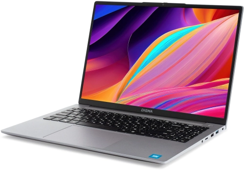 Ноутбук Digma EVE C5805 N-series N100 16Gb SSD512Gb Intel UHD Graphics 16 IPS WUXGA (1920x1200) Windows 11 Pro dk.grey WiFi BT Cam 6000mAh (DN16N1-ADXW01) фото 13