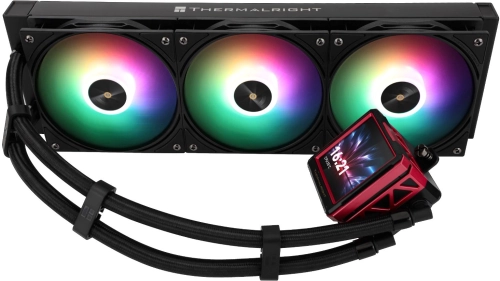 Система водяного охлаждения Thermalright Frozen Warframe ULTRA 360 ARGB Soc-AM5/AM4/1151/1200/2066/2011/1700 черный 4-pin 29.6dB Al LCD Ret (F-WFRAME-ULT-360-BL-ARGB) фото 8