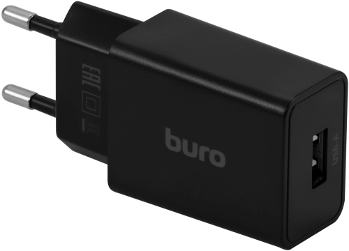 Сетевое зар./ устр. Buro BUWA1 10.5W 2.1A USB-A черный (BUWA10S100BK) фото 4