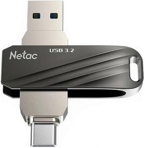 Флеш Диск Netac US11 64GB USB3.0+TypeC Dual Flash Drive [NT03US11C-064G-32BK]