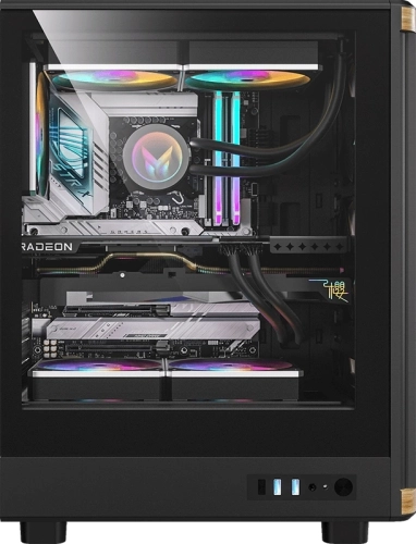 Корпус Formula TimberLine T1 черный без БП ATX 4x120mm 2xUSB3.0 audio bott PSU фото 3