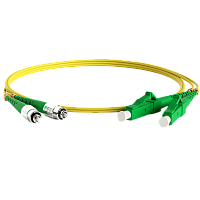 Кабельная сборка Hyperline FC-D2-9-FC/ AR-LC/ AR-H-2M-LSZH-YL Патч-корд волоконно-оптический (шнур) SM 9/ 125 (OS2), FC/ APC-LC/ APC, 2.0 мм, duplex, LSZH, 2м (FC-D2-9-FC/AR-LC/AR-H-2M-LSZH-YL)
