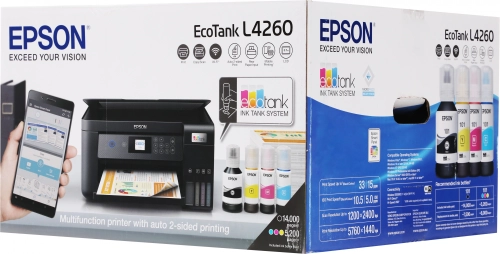МФУ струйный Epson L4260 (C11CJ63515/514/415/411) A4 Duplex WiFi черный фото 26