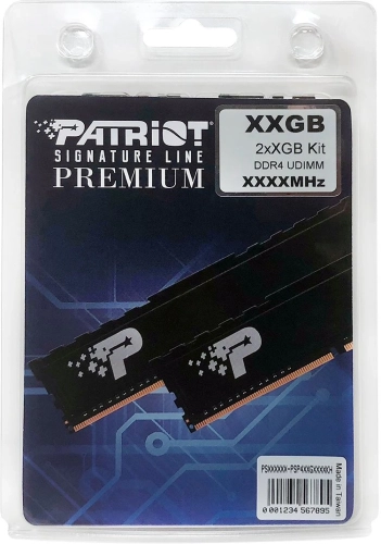 Память DDR 4 DIMM 64Gb (32Gbx2) PC25600, 3200Mhz, PATRIOT SL Premium (PSP464G3200KH1) (retail) фото 5