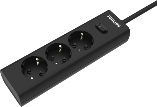 Сетевой фильтр Philips CHP2135BB/ 51 3м (3 розетки) черный (коробка) (CHP2135BB/51) фото 6