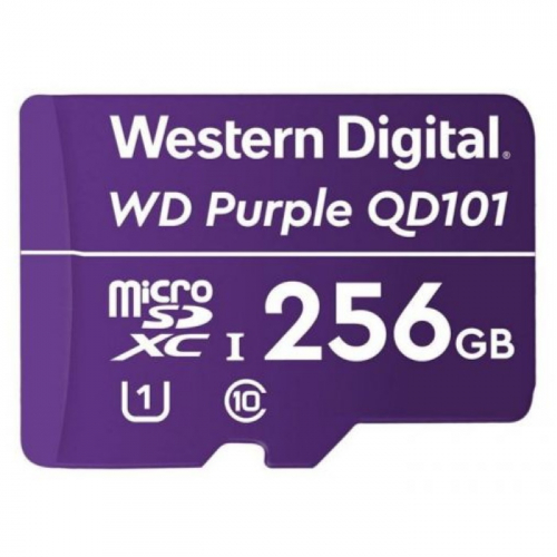 Карта памяти Western Digital WD Purple SC QD101 256GB MicroSDXC Class 10 UHS 1 (U1) (WDD256G1P0C)