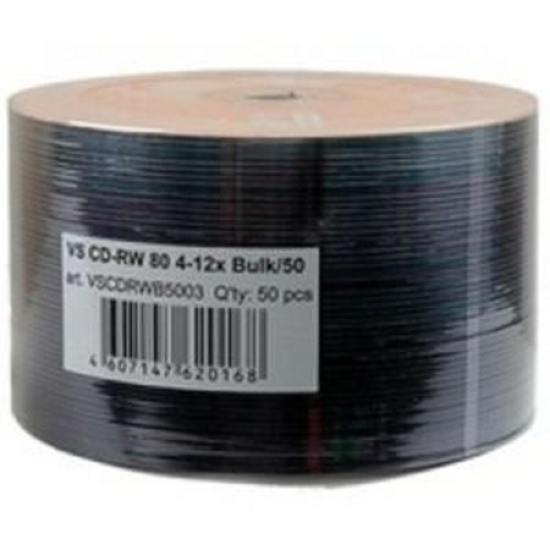 Диски VS CD-RW 80 4-12x Bulk/50 (VSCDRWB5003)