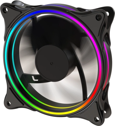 Вентилятор для корпуса Bloody BD-CF120ARGB3 ARGB 120х120x25 черный 4-pin 26дБ (BD-CF120ARGB3-BK) Ret фото 3