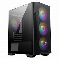 Корпус для ПК MSI MAG FORGE M100R, Global, 1xUSB 3.0, 2xUSB 2.0, 4x120mm ARGB Fan, ESD ARGB Control Board, Tempered Gl (306-7G20R41-HH9)