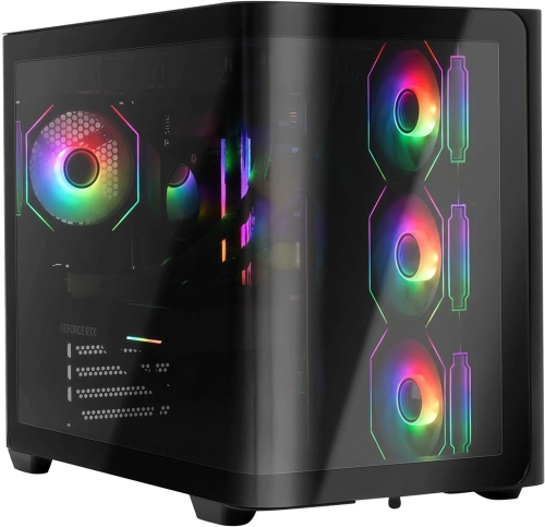 Компьютер Bloody BD-PC CZ79V3 MT (2170116) Компьютер Bloody BD-PC CZ79V3 MT i7 14700KF (3.4) 64Gb SSD1Tb RTX5080 16Gb Windows 11 Home 64 2.5xGbitEth WiFi BT 850W черный (RUS) (2170116)