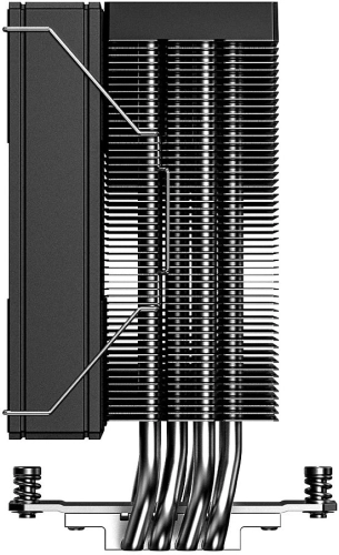 ID-COOLING FROZN A410 SE ARGB LGA1700/ 1200/ 115X/ AM5/ AM4 (10шт/ кор, TDP 180W, PWM, 4 тепл.трубки прямого контакта, ARGB FAN 120mm, черный) RET фото 6