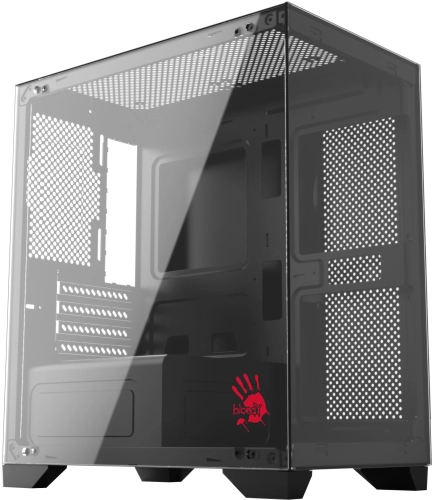 Корпус Bloody BD-CC103 черный без БП mATX 7x120mm 1xUSB2.0 1xUSB3.0 audio bott PSU (BD-CC103-BK) фото 4