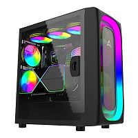 Корпус ALSEYE Ai Pro-B (Halo Pro) Material: 0.7mm SPCC, Motherboard Compatiblility: Mini-ITX/ Micro ATX/ ATX/ EATX, I/ O Ports: USB2.0*1+HD Audio+USB3.0*1+Typc*1, Drive bay: H.D.D(3.5»)*3pcs+S.S.D(2.5») *2pcs, Metallic Size: 375*20 (AS.07.0224)
