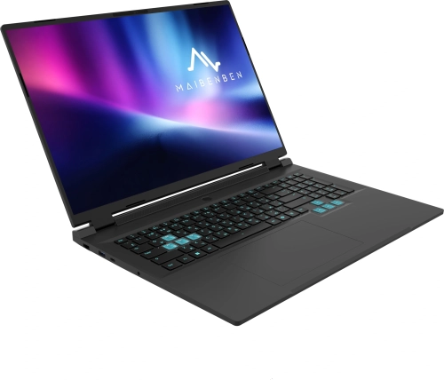 Ноутбук Maibenben X18A-R98957 (X18A-R989570R3RHB4E10) Ноутбук Maibenben X18A-R98957 Ryzen 9 8945HX 24Gb SSD1Tb NVIDIA GeForce RTX 5070 8Gb 18 IPS FHD+ (1920x1200) Windows 11 Home black WiFi BT Cam 5200mAh (X18A-R989570R3RHB4E10) фото 3