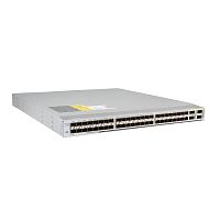 N3K-C3064PQ-10GX 48x 10Gb SFP+, 4x 40Gb QSFP+ uplink, Layer 3 (Base Services Package (лицензия N3K-BAS1K9)), 2x PS 400W AC, FAN (Port Side Intake), DRAM 4GB