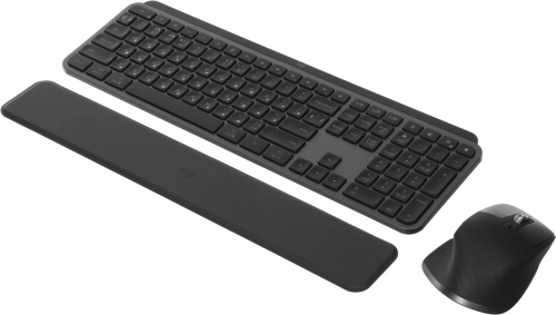 Клавиатура + мышь Logitech MX Keys S Combo клав:графитовый/черный мышь:графитовый USB беспроводная Bluetooth/Радио LED (920-011619)