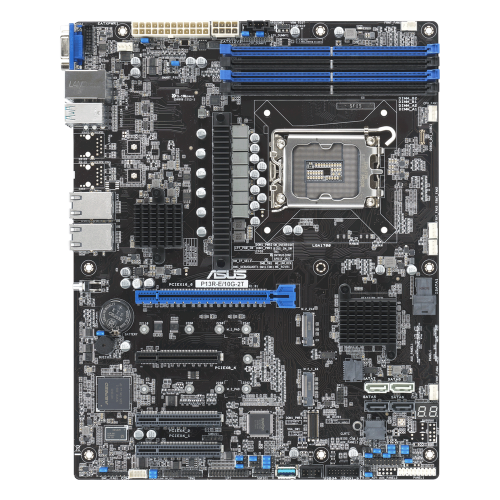 Материнская плата ASUS P13R-E/ 10G-2T LGA1700 ATX 4xDDR5 PCIEx16 3хPCIEx8 2xM.2 VGA 2х10GLAN (90SB0CY0-M0UAY0)