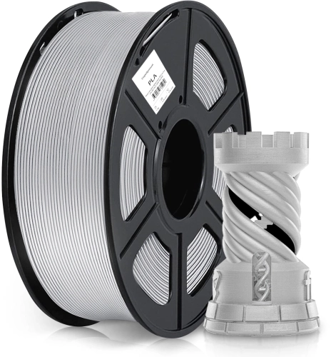 -/ Пластик для принтера 3D Cactus CS-3D-PLA-1KG-SILVER PLA d1.75мм 1кг L326м 1цв.