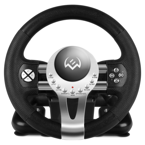 SVEN GC-W800 Руль (USB, педали, вибро, скоба, лепестки, АКПП, D-pad, 12 кл, резин. вставки, PC, PS-3/ 4, XB1) (SV-015442)