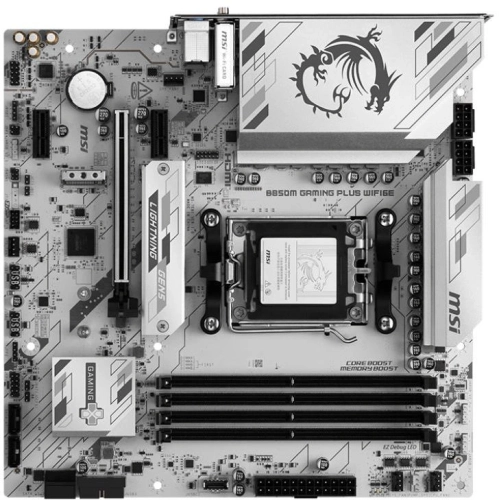 Материнская плата MSI B850M GAMING PLUS WIFI6E SocketAM5 AMD B850 4xDDR5 mATX AC`97 8ch(7.1) 2.5Gg RAID+HDMI+DP