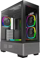 Корпус Montech Sky Two черный без БП ATX 3x140mm 2xUSB3.0 audio bott PSU (SKY TWO BL)