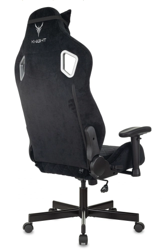Кресло игровое Knight Outrider черный Light-20 с подголов. крестов. металл (KNIGHT OUTRIDER LTD) фото 22
