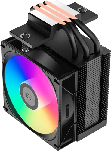 Устройство охлаждения(кулер) PcCooler R300 ARGB Soc-AM5/AM4/1200/1700/1851 черный 4-pin 18-30dB Al+Cu 150W Ret (R300-BKAWYX-US) фото 6