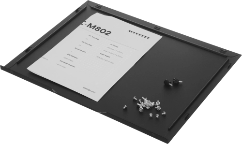 Корпус Accord ACC-M802 черный без БП mATX 1x80mm 1x120mm 1xUSB2.0 1xUSB3.0 audio bott PSU фото 10